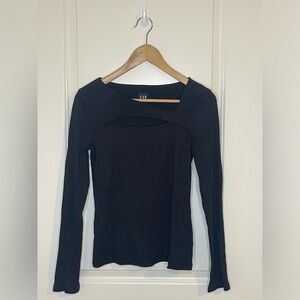 Black long sleeve with cut out